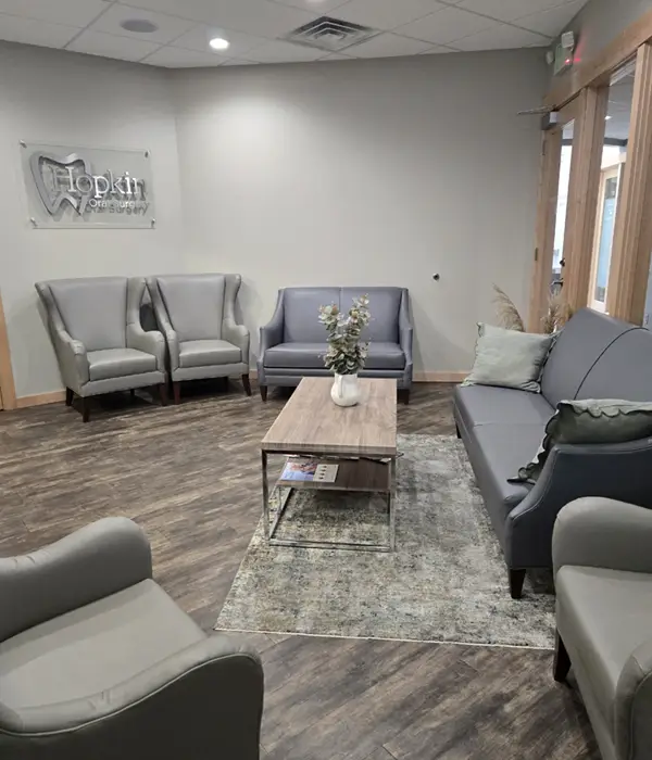 interior lobby at Hopkin Oral Surgery in Salt Lake City, UT